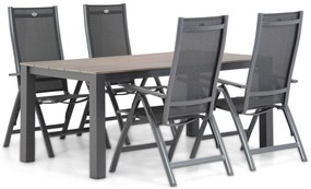 Tuinset 4 personen 180 cm Aluminium/Textileen /Aluminium/textileen Grijs Hartman Royal
