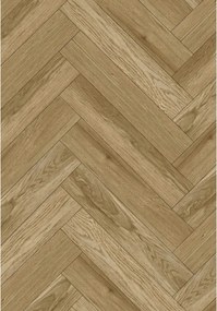 Mexen Manhattan vinylpanelen visgraat 570 x 95 mm LVT Dryback 2,5 mm, PVC onderlaag, 4 V-Voeg, Eik - F1473-0570-095-255-4V1-01
