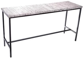 CHYRKA® Bartafel barkruk LS bartafel SAMBOR barmeubel loft vintage bar industrieel design handgemaakt hout metaal