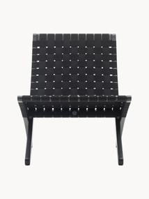 Inklapbaar loungefauteuil MG501 Cuba met handgevlochten zitvlak en rugleuning