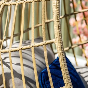 Garden Impressions Esmee hangstoel swing egg - natural