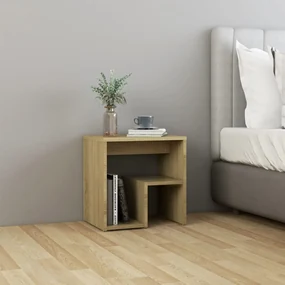 vidaXL Nachtkastje 40x30x40 cm spaanplaat sonoma eikenkleurig