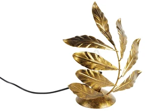 Vintage tafellamp antiek goud 25 cm - Linden Klassiek / Antiek E14 Binnenverlichting Lamp