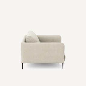 Fauteuil in katoen en linnen Oscar design E. Gallina