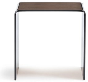 Nachtkastje in gehard glas, Joan