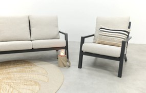 Boston stoel bank (3-zits) loungeset - 3-delig