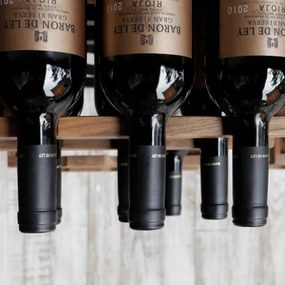 DTP Home Shelfmate & Winemate Natural 7-delig Wijn-wandrek 130x115cm - 130x25x115cm.