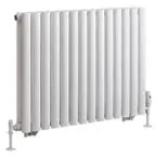 Eastbrook Tunstall dubbele radiator 80x60cm 1145W wit mat