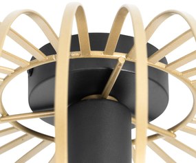 Smart plafondlamp goud 39 cm incl. Wifi G95 - Johanna