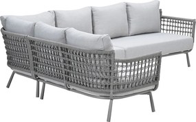 Garden Impressions Maud loungeset hoek 4-delig - taupe