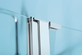 Polysan Zoom Line pendeldeur 160cm chroom