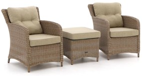 Bistro- en balkonset Intenso | 2 personen | Tuinset wicker (vlechtwerk) | 3-delig | Kees Smit Tuinmeubelen