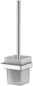 Plieger Altea toiletborstel inzet glas geborsteld chroom