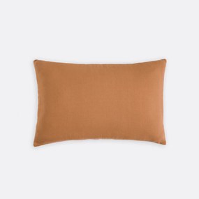 Rechthoekige kussenhoes, geborduurd katoen, geometrisch patroon, DYONIS