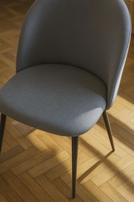 Stoel Black Vint Stof