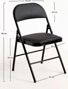 Set van 6 klapstoelen voor evenementen Pad