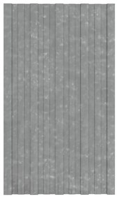 vidaXL Dakpanelen 36 st 80x45 cm gegalvaniseerd staal zilverkleurig