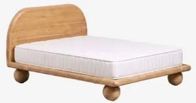 Bicheno Mangohouten Bed Mangohout & 160 X 200 Cm & 160 X 200 Cm - Araneiz - Sklum