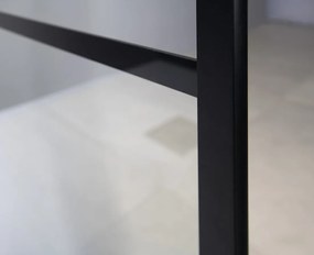 Gelco Cure Black inloopdouche 110x200cm 8mm glas anti-kalk