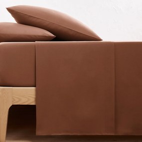 Effen plat laken in bio katoen, Scenario