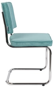 Zuiver Ridge Rib Eetkamerstoel Rib Retro Blauw