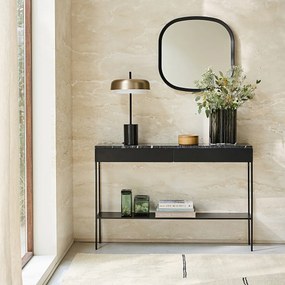 Wandtafel met tafelblad in marmer Fébée