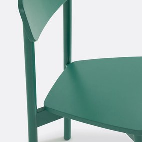 Set van 2 stoelen in gekleurd massief beukenhout, Jodi