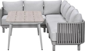 Garden Impressions Andong lounge dining set 5-delig - taupe