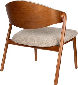 Dutchbone Babington Vintage Fauteuil Walnoot