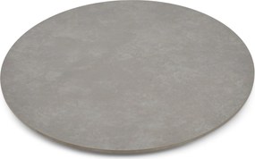 Dining Tuintafel rond 140 cm met lazy susan Grijs Trino