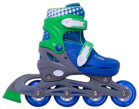 Street Rider Inlineskates verstelbaar maat 31-34 blauw