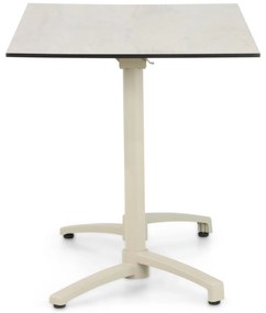 De Laan Projects Laan Marano Bistrotafel X Aluminium Taupe