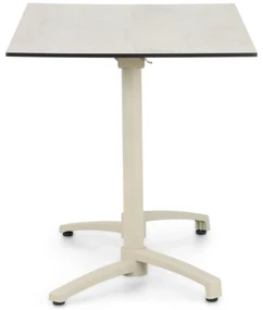 De Laan Projects Laan Marano Bistrotafel X Aluminium Taupe