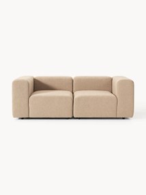 Modulaire bank Lena (2-zits) van bouclé