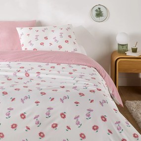 Beddengoedset 30% gerecycled katoen, rechthoekige kussensloop, DANYA
