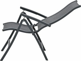 Garden Impressions Hilly tuinstoel verstelbaar - donker grijs