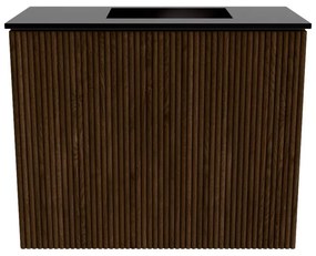 Mondiaz Joya 50cm toiletmeubel walnut met wastafel faye rechts 1 kraangat urban
