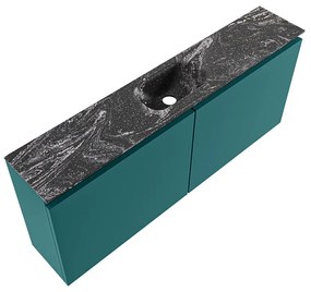 Mondiaz Ture DLux toiletmeubel 120cm smag met wastafel lava midden met kraangat