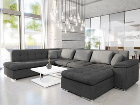 Hoekbank Comfivo Gemma III, Aanwezig, Afwezig, 348x205x76cm, 144 kg, Poten: Kunststof