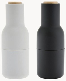 Zout & pepermolen Bottle Grinder met beukenhouten deksel, set van 2