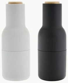 Zout & pepermolen Bottle Grinder met beukenhouten deksel, set van 2