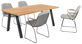 4 Seasons Veneto/Ambassador tuinset - 180x100 cm. - stapelbaar