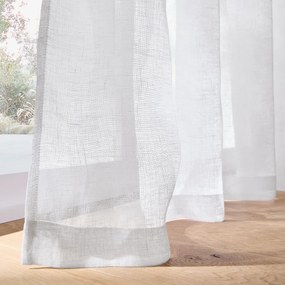 Linnen voile, grote breedte, met oogjes, ONEGA