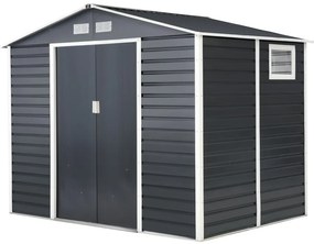 Metalen gereedschapshuisje Malmo 2,8 x 1,9 m Store Boss antraciet