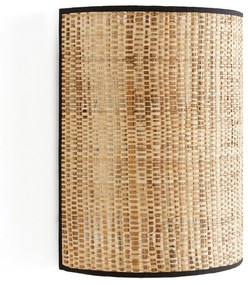 Wandlamp in raffia, Lisoa