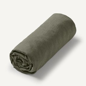 Hoeslaken in gewassen linnen, Elina