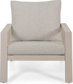 Stoel en Bank Loungeset 5 personen Aluminium Zand/Beige  Lifestyle Garden Furniture Melone