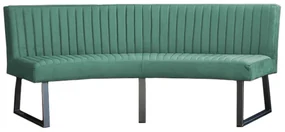 Eetkamerbank - Hengelo - stof Element turquoise 15 - geschikt voor ovale tafel 240 cm
