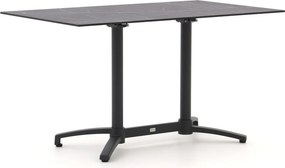 Inklapbare tafel Bellagio | Vierkant | Tuintafel Kunststof | 140x80cm | 4 personen | Kees Smit Tuinmeubelen