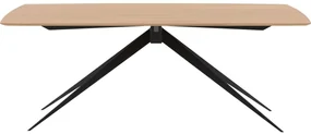 Goossens Excellent Eettafel Floyd, Semi rechthoekig 200 x 100 cm